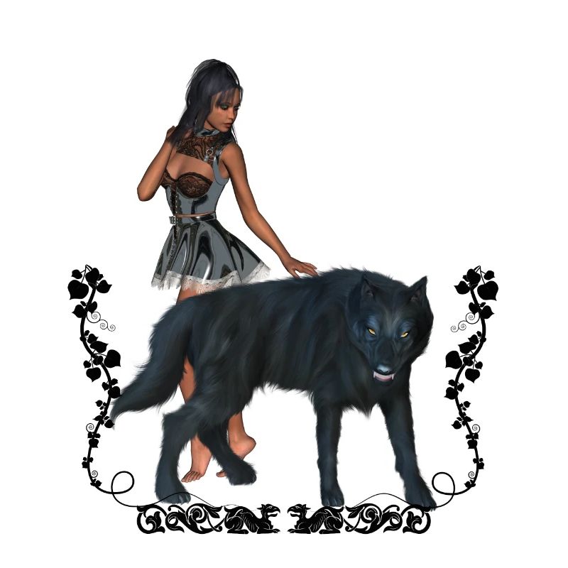 Mit dem Wolf umwerfend