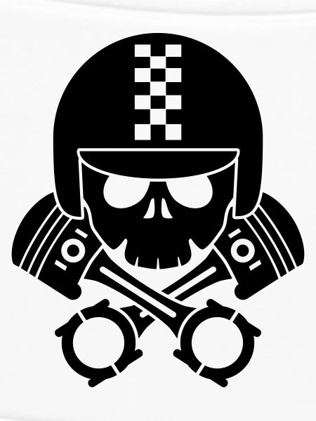 schädel helm kolben