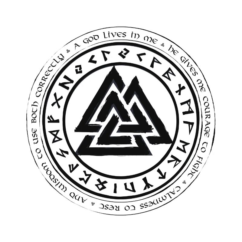 Valknut Vikings Celts Germanic knots runes