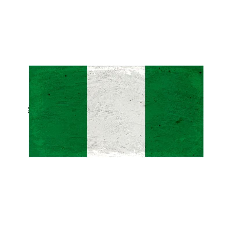 Texture du drapeau du Nigeria