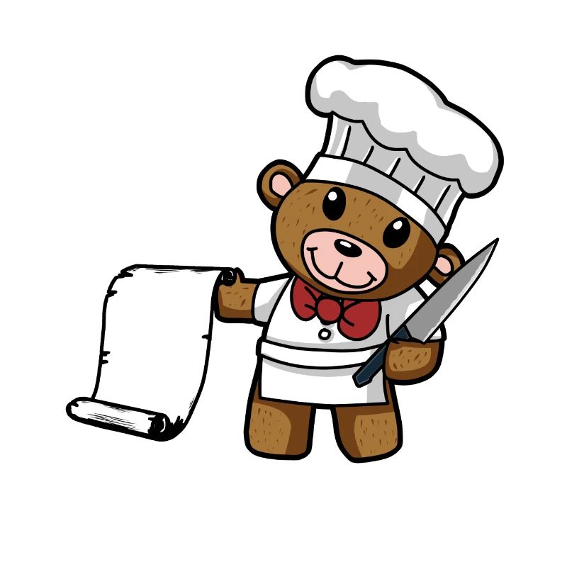 Chef Kitchen Restaurant Gourmet Chef Chefs Teddy