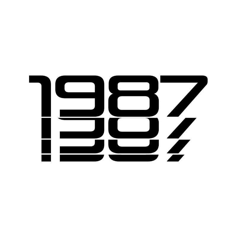 1987 Anniversaire Glitch Style