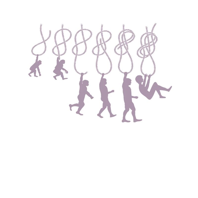 Evolution Klettern Kletterknoten Achter Knoten