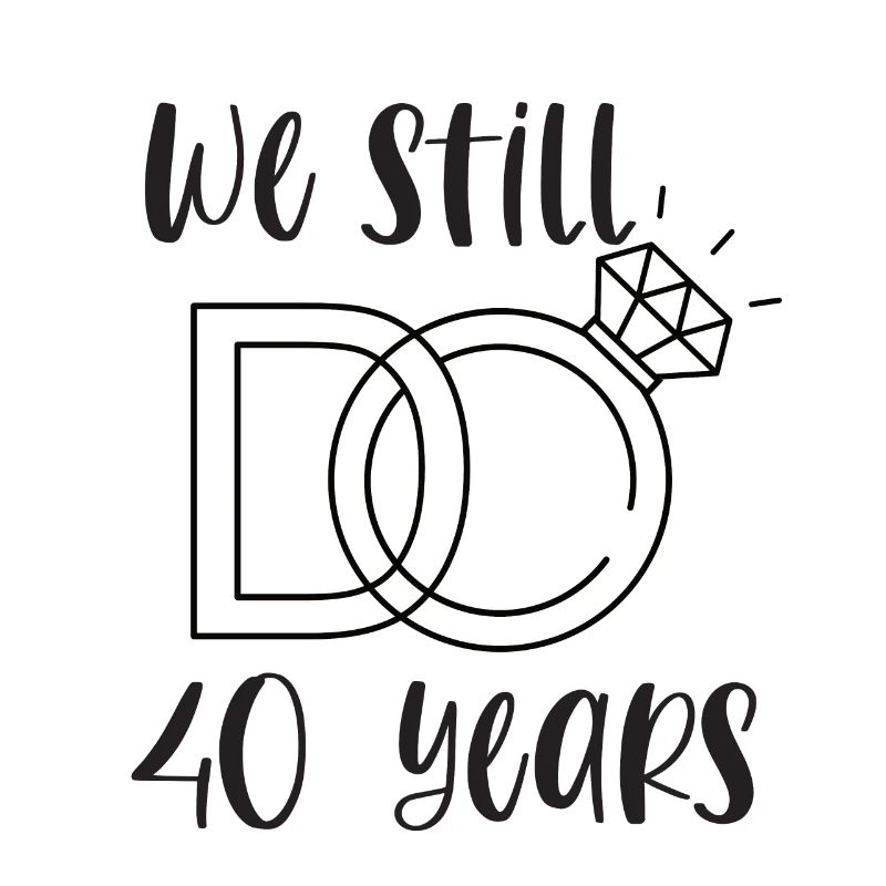 40th Wedding Anniversary Ruby Wedding Wedding Gift
