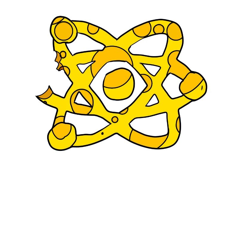 Atom Cheese Symbol Science Scientific