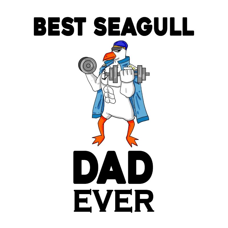 Daddy Daddy North Sea Best Seagull Dad