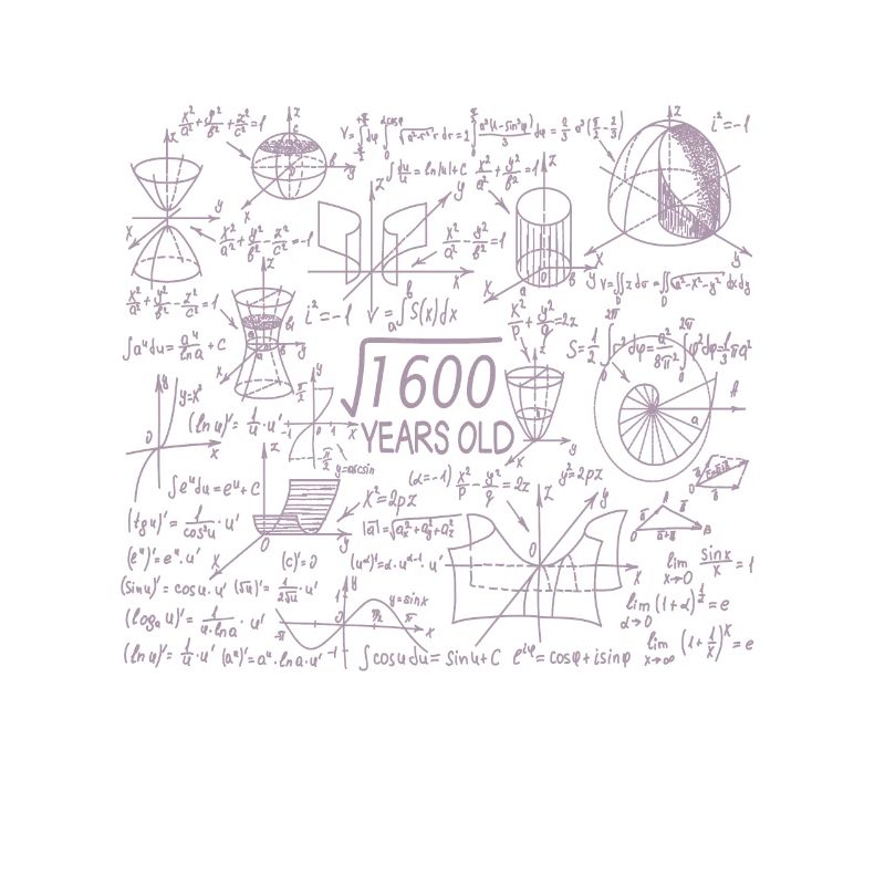 40th birthday for math teachers and math nerds