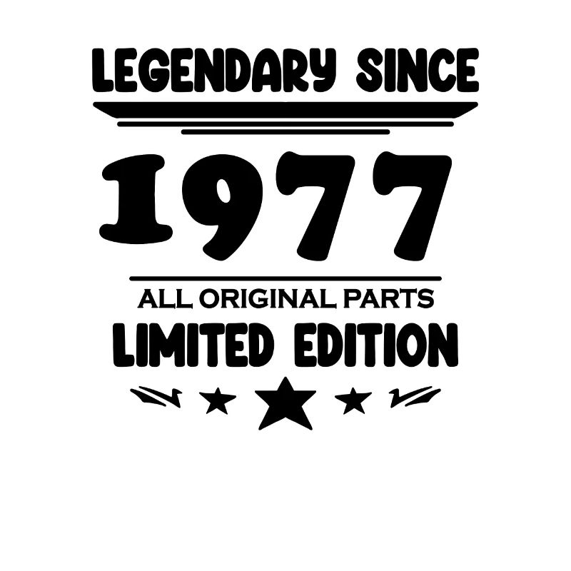 1977 - Né 1977 - Année de construction 1977