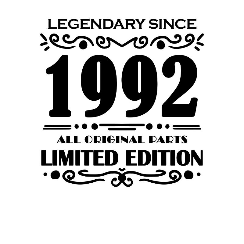 1992 - Né 1992 - Année de construction 1992