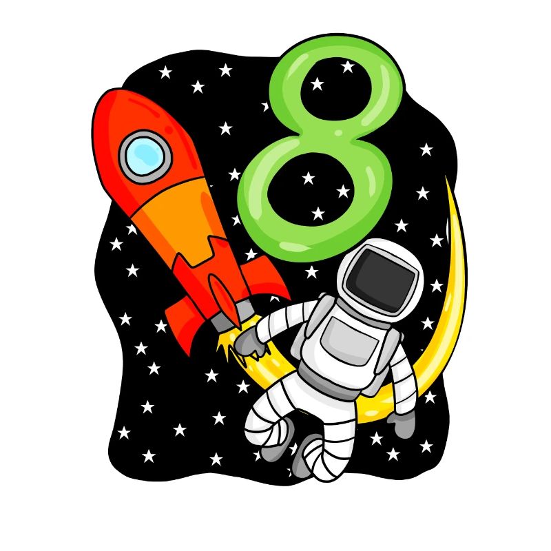 8 ans Jeune astronaute