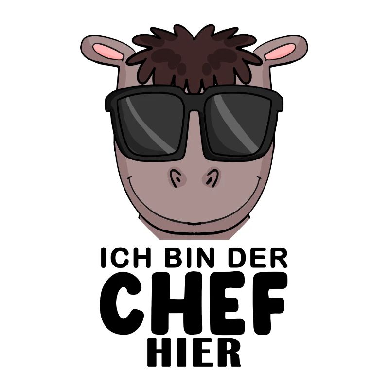 Cool Pferd Chef Spruch