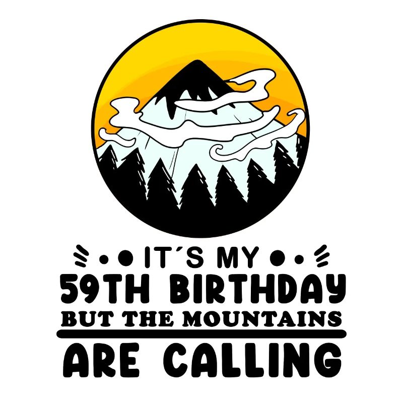 59e anniversaire Mountains Mountain Summit - 59 ans