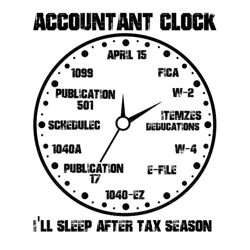 Drôle d’horloge comptable CPA Comptabilité