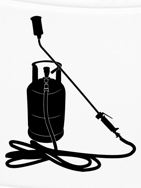 Gas burner shadow image