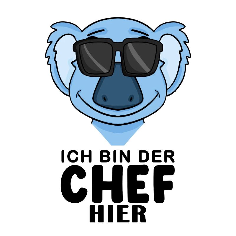 Cooler Koalabär Chef Spruch