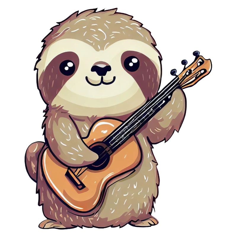 Sloth Guitar Player