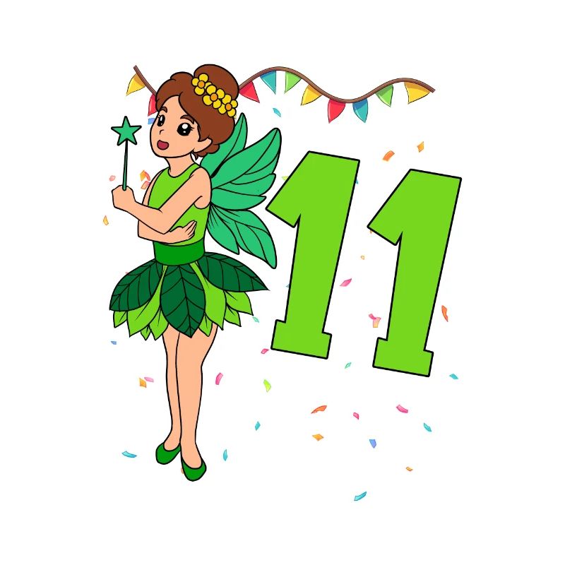 Mit Fee - Mädchen Geburtstag 11 Jahre