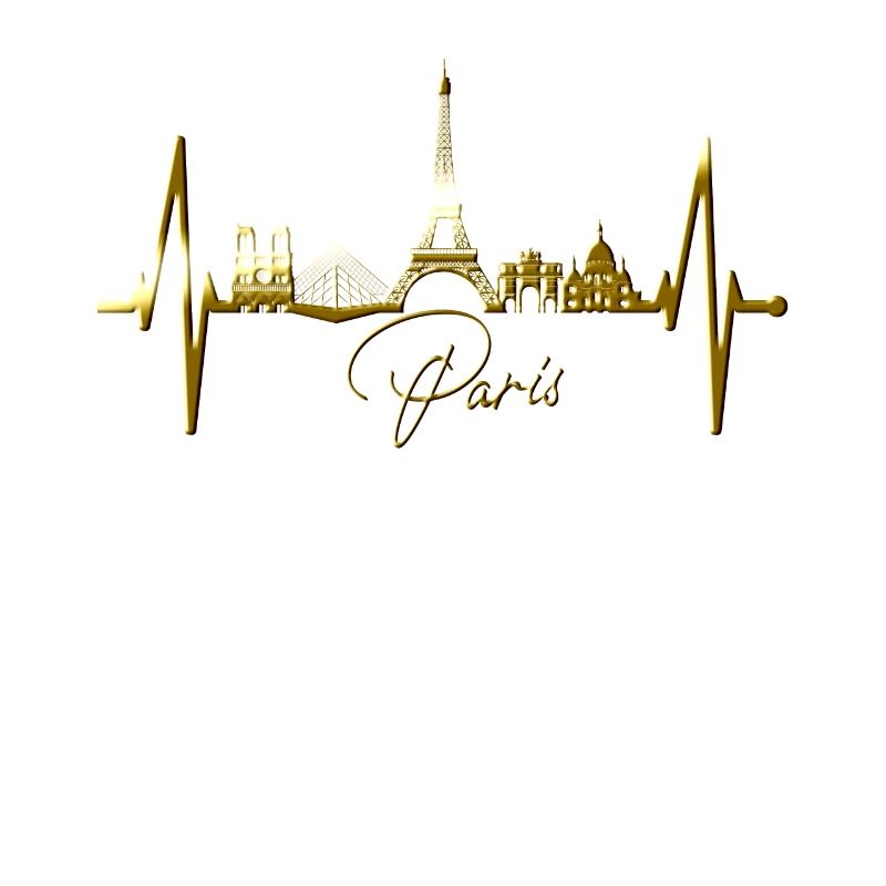 Paris Skyline Herzschlag Eiffelturm Frankreich