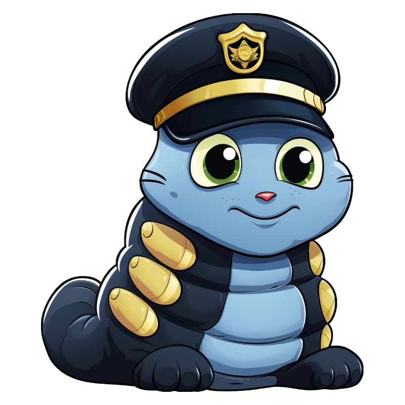 Polizei Raupe