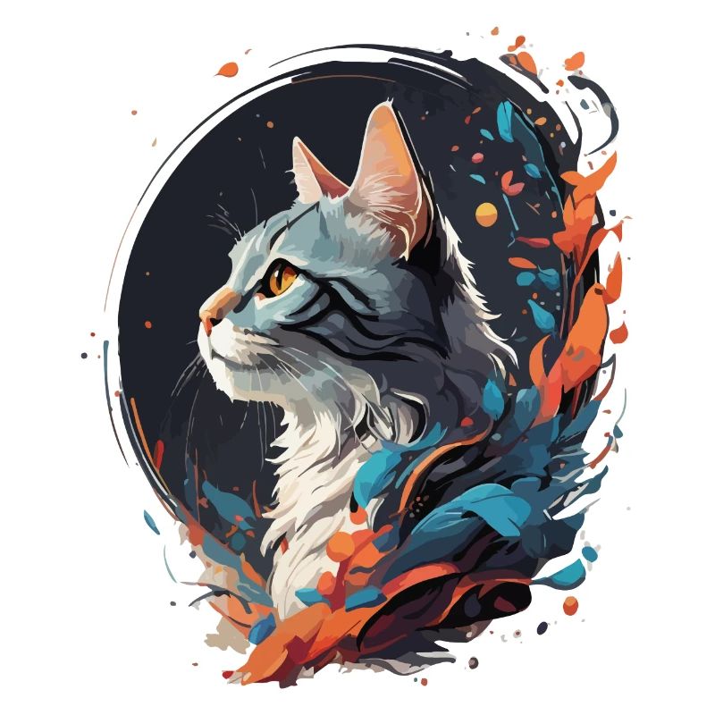 Bunte Katze