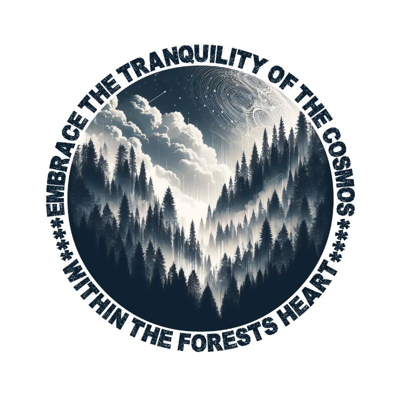 Mystic Forest Nightscape: A Celestial Symphony