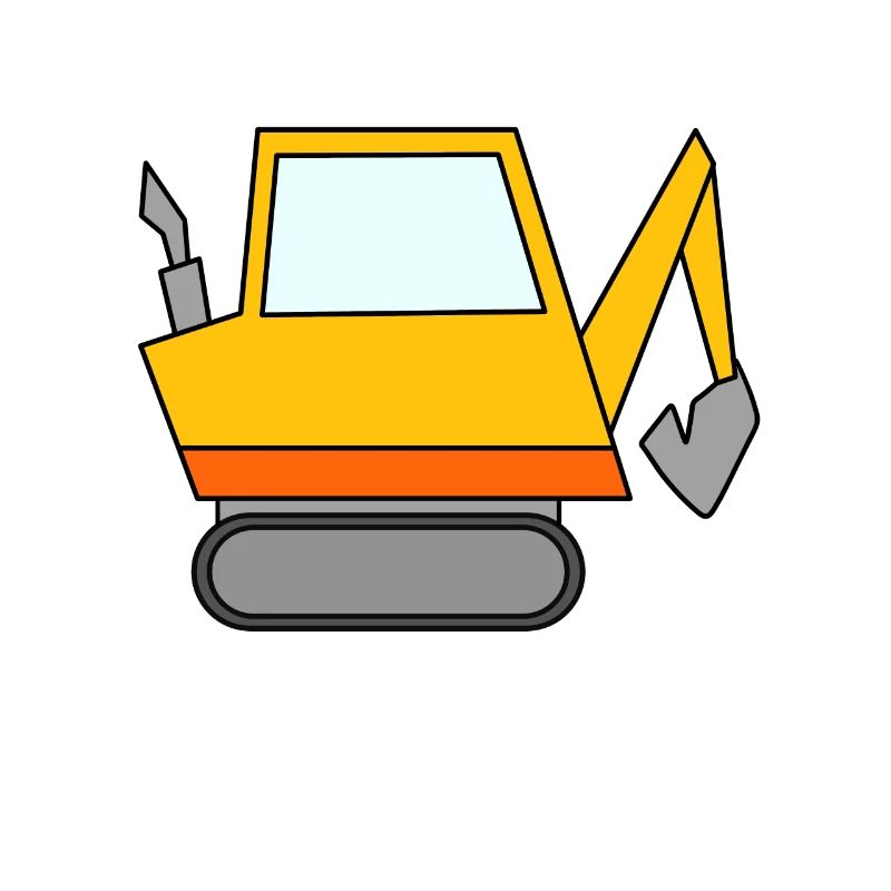 Bagger Baustelle Baggerfahrer