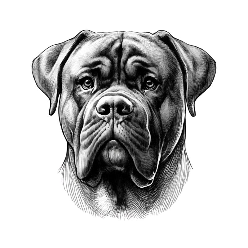 Majestätisches Cane Corso-Porträt