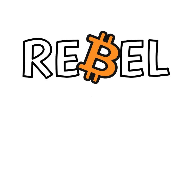 Bitcoin Rebel Cryptocurrency Enthusiast Tee