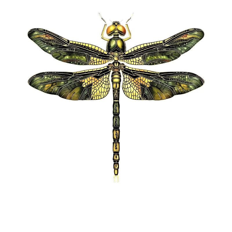 Libellule Libellule Ailes Colorées Libellules Mignonnes