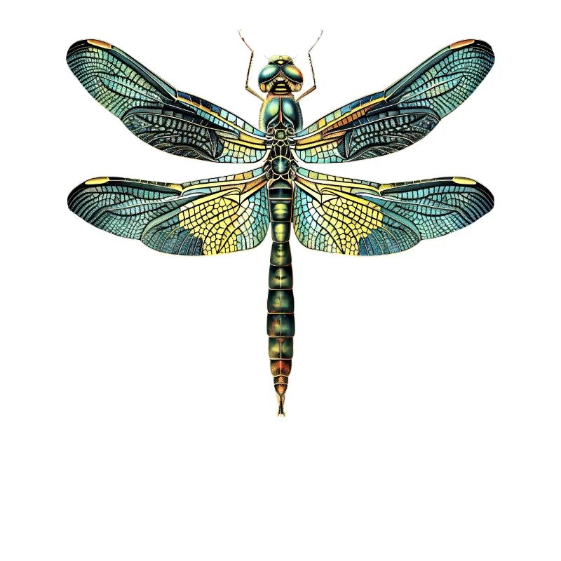 Libellule Libellule Ailes Colorées Libellules Mignonnes