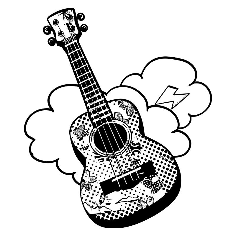 Ukulele Cartoon