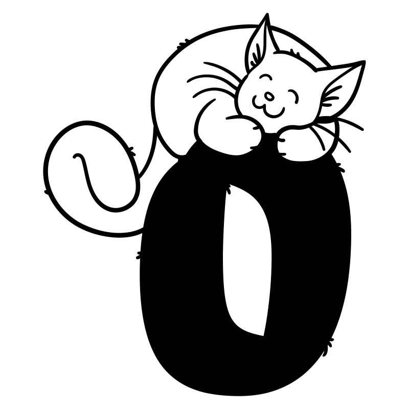 Lettre O Cat