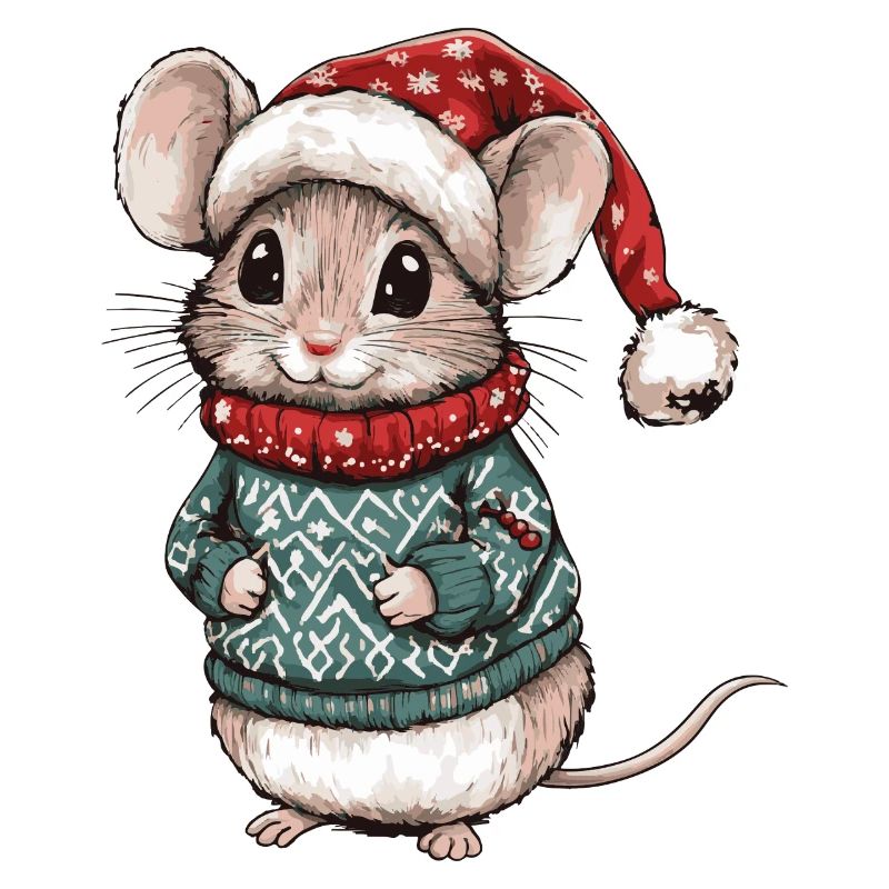 Maus Weihnachten Comic