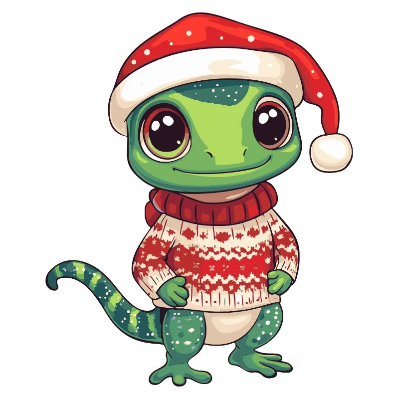 Lizard Christmas Comic