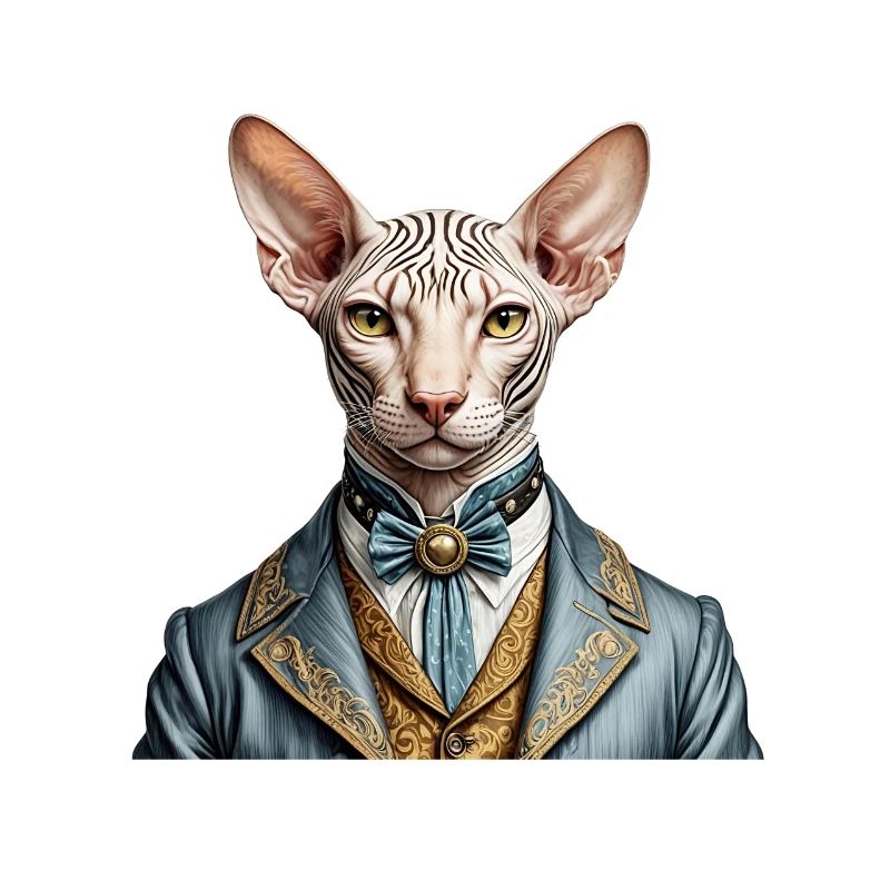 Sphynx élégant