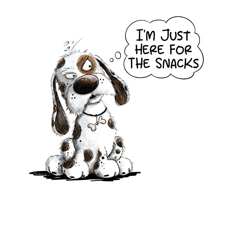 Funny Hund Spruch Snacks