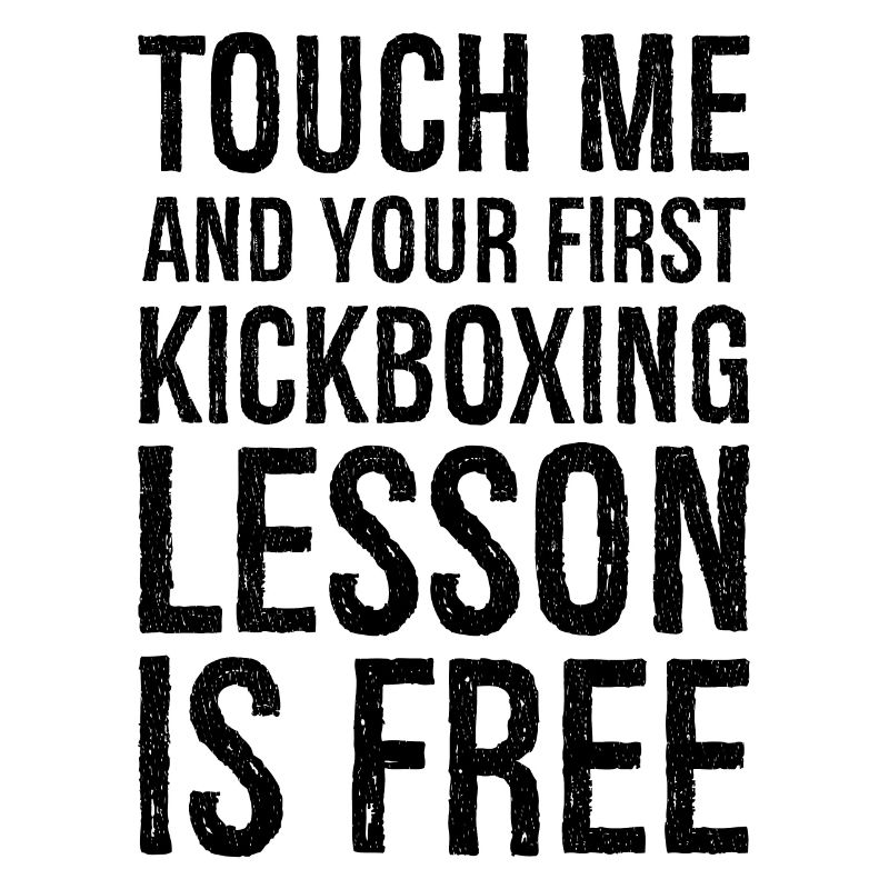 touch me and your first kickboxing lesson is free
