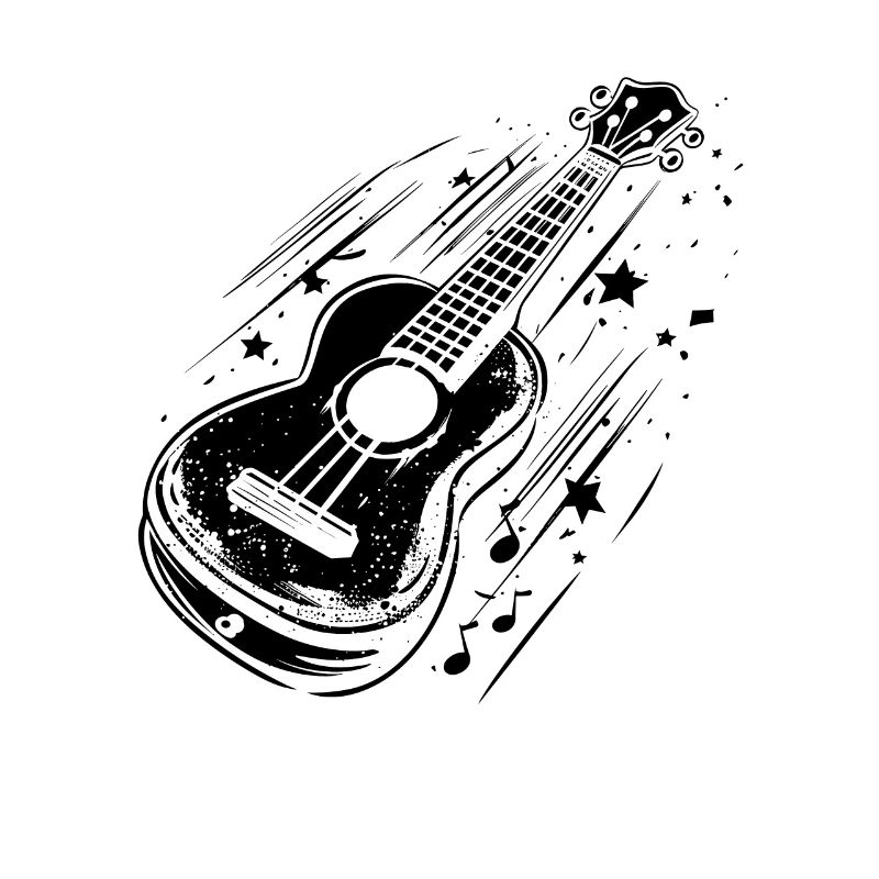 Ukulele Drawing