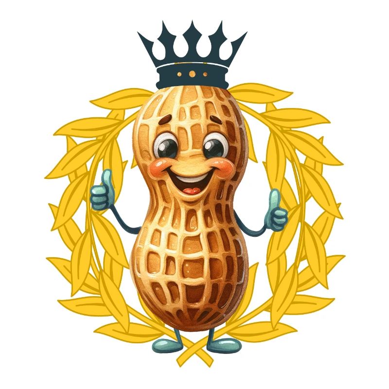 Erdnuss Sieger Gewinner Sieg Lorbeerkranz