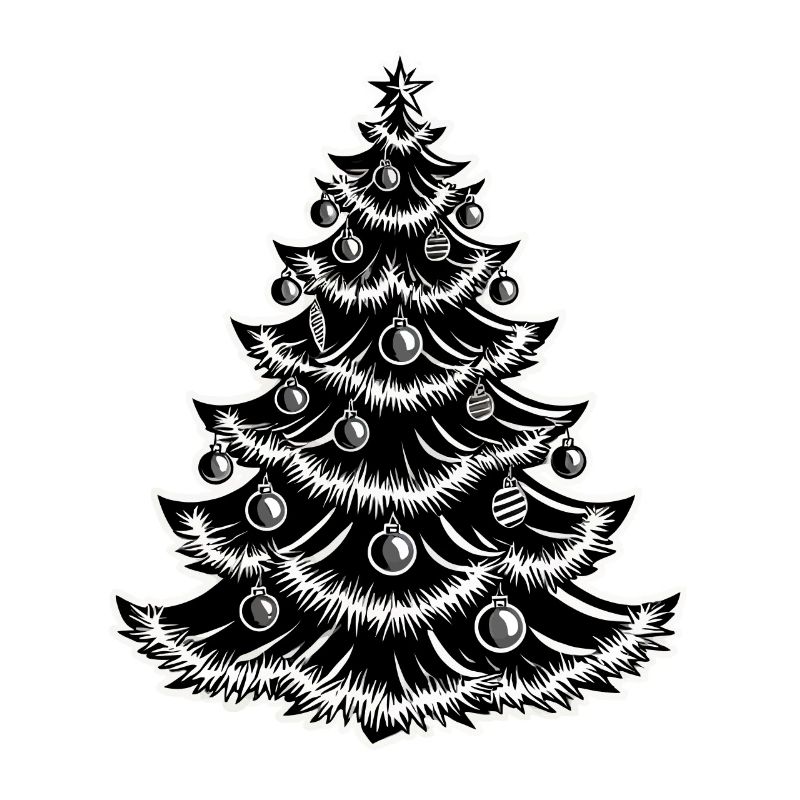 Weihnachtsbaum Mit Kugeln