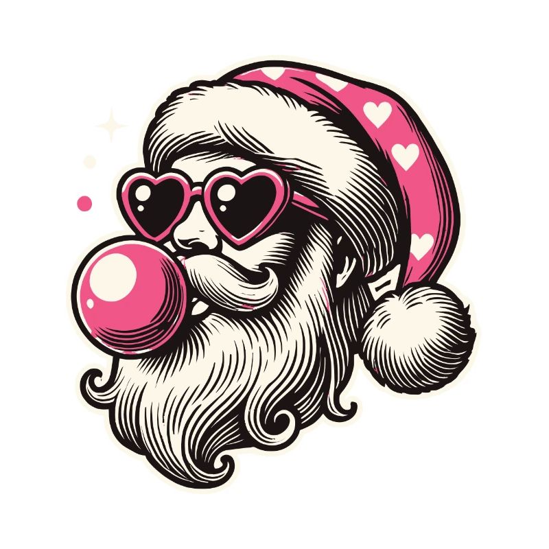 Cool Sigma Santa Joie de Noël