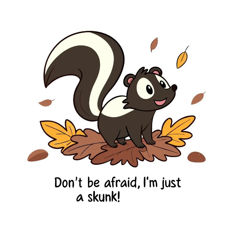 DON'T BE AFRAID I M JUST A SKUNK