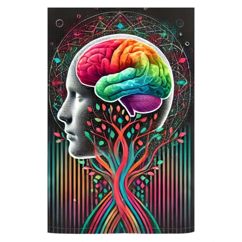 Surreal Brain Tree Design – Creative Fusion
