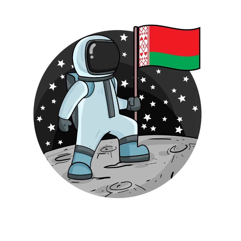 Drapeau astronaute Biélorussie