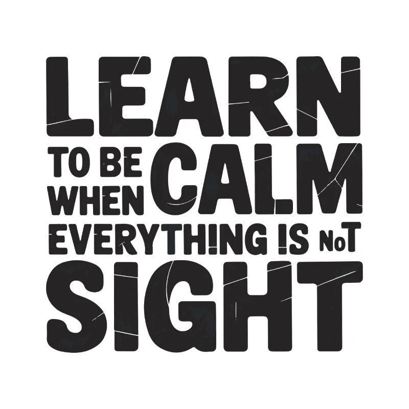 COOL TSHIRT, LEARN CALM