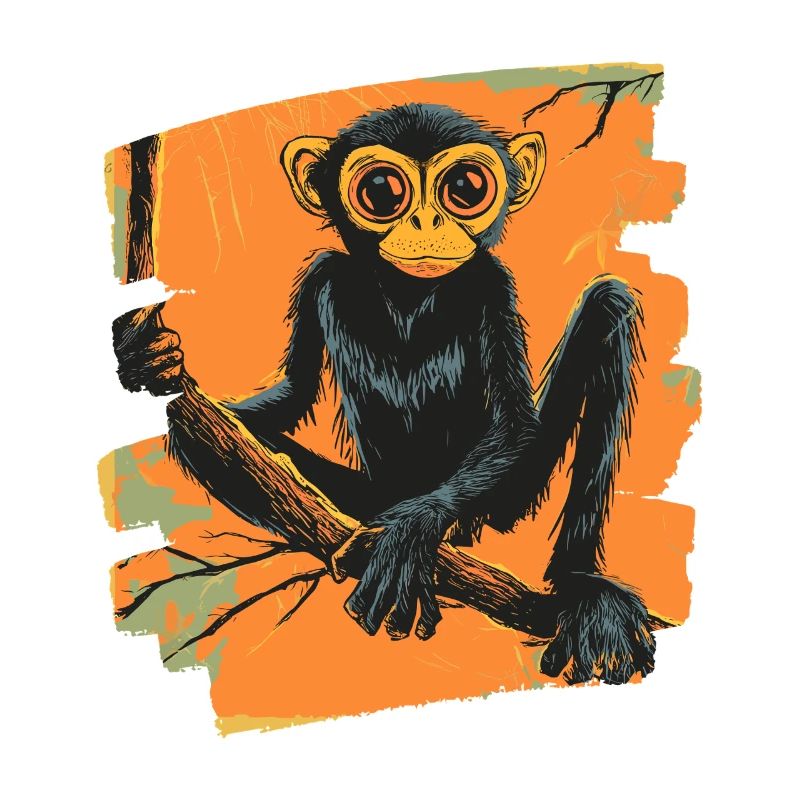 Spider Monkey Retro