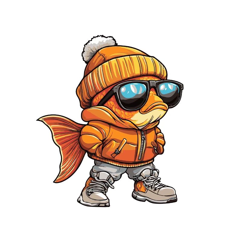 Goldfish Cool Comic