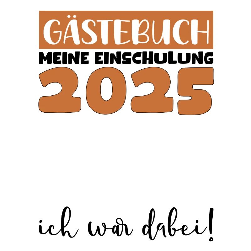 Gästebuch Einschulung 2025 Junge Mädchen Schulkind
