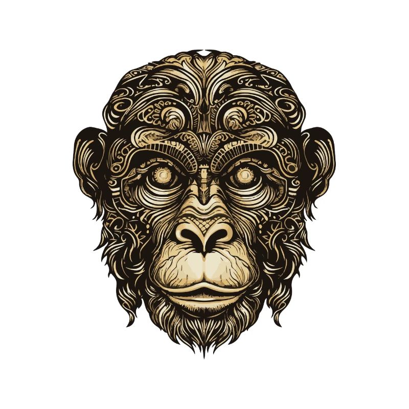 Monkey Portrait
