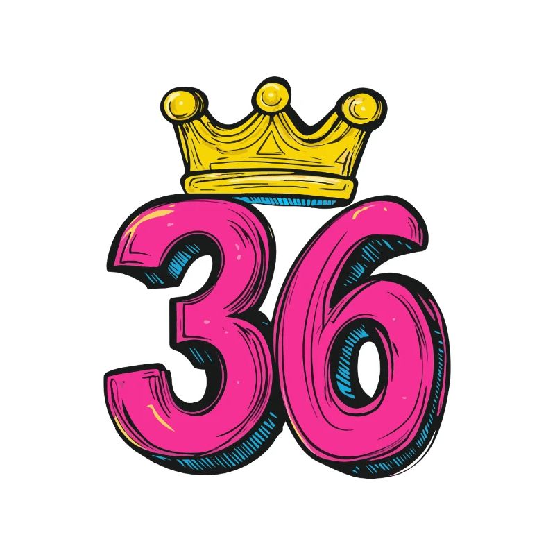 36 Zahl Krone